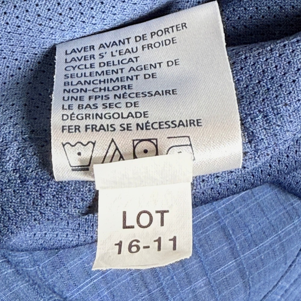 5.11 Tactical Blue Conceal Carry‎ Short Sleeve Button Shirt Mens XL Textured - Picture 9 of 9